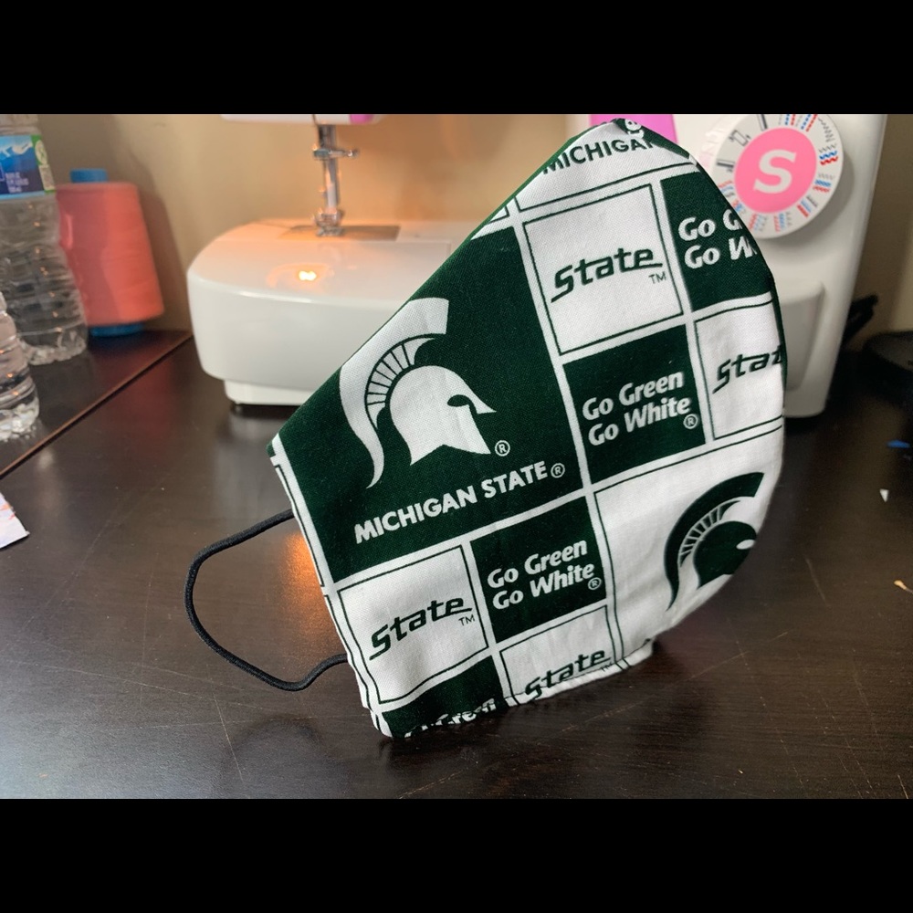 Michigan State mask